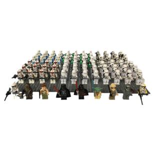 白兵star wars星球大战人仔帝国克隆兵团 风暴白兵人仔积木人益智