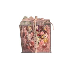 迪士尼玩偶永生花礼盒玲娜贝儿生日送女生礼物摆件结婚元旦跨年