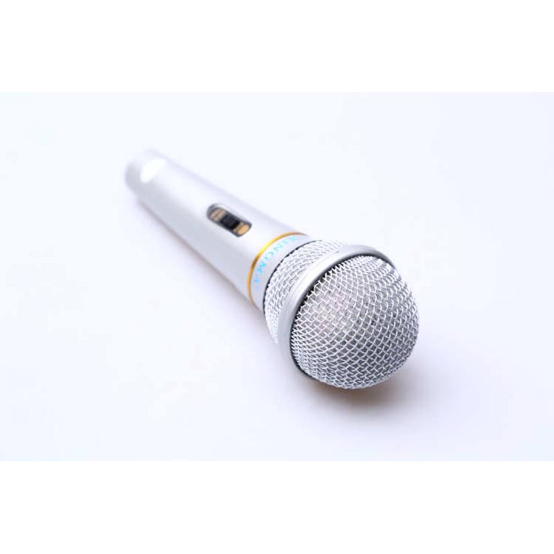 星马 AK-319有线麦克风话筒DVD电视电脑K歌卡拉OK家用网络K歌话筒