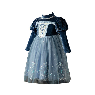 D.Bkyer爱莎女童公主裙长袖