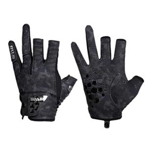 25款RVVR露三指五指拉雪丽路亚手套户外垂钓弹力防滑透气钓鱼便携