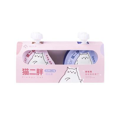 尾巴生活猫二胖猫湿粮肉酱零食