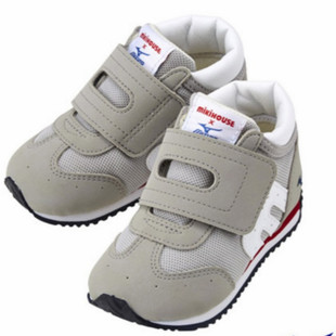 日本本土专柜mikihouse合作款二段学步鞋校园鞋中性越南制