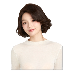 瑞贝卡头顶补发块女全真人发增加发量直发片全手织中分刘海假发片