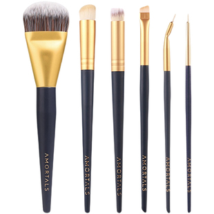 尔木萄化妆刷遮瑕刷眼线刷细节圆扁头粉底刷眼影刷单支便携装软毛