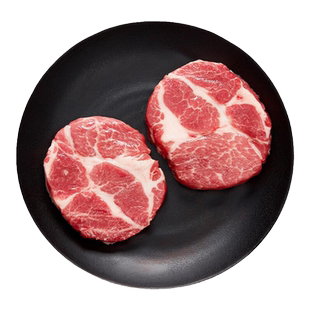 顺丰 5斤新鲜土猪梅花肉农家土猪肉去皮猪梅肉鲜冻生雪花猪肉2斤