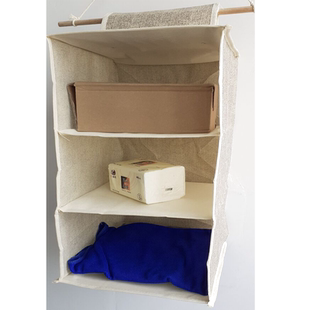 衣柜收纳架悬挂式收纳挂袋置物袋布艺袜子宿舍神器挂式内衣收纳袋