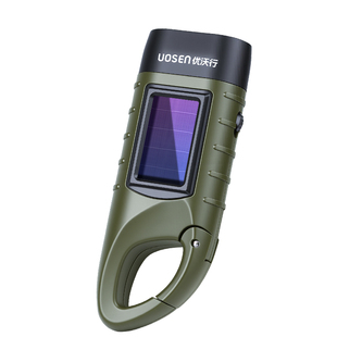 多功能手摇发电手电筒太阳能充电户外露营防灾地震家用强光应急灯