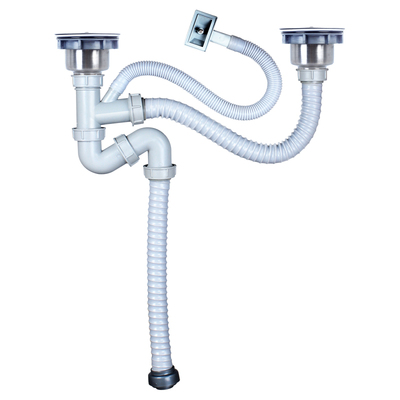 厨房洗菜盆下水管双槽配件全套