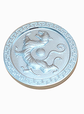 弘霞客男女通用足银生肖三合吊坠