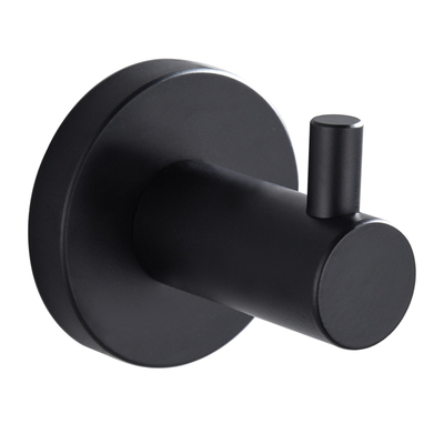 希百家不锈钢挂钩卫生间黑色单钩