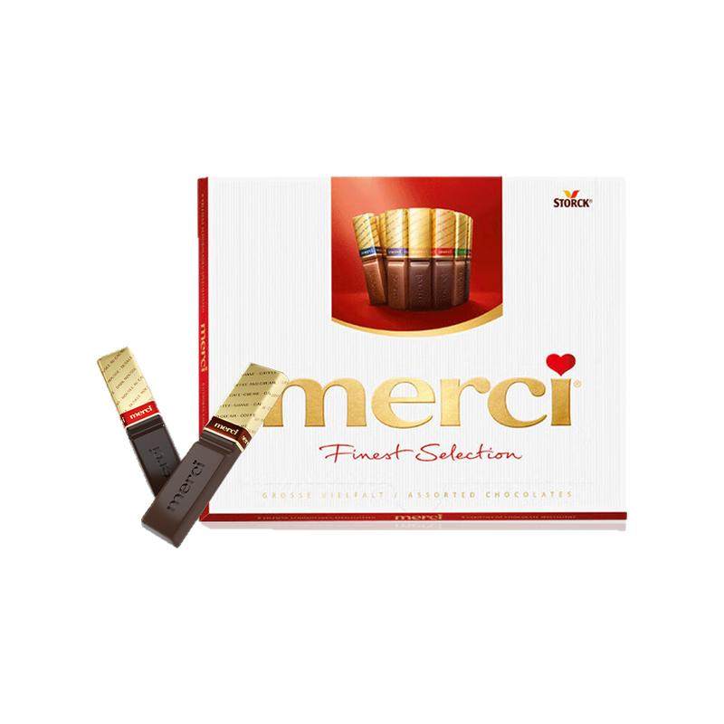 merci德国巧克力礼盒装简约高端