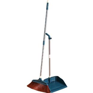 扫把簸箕套装教室扫地笤帚单个软毛不锈钢塑料扫帚家用不粘头发