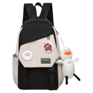 新款户外出行小背包女童轻便单肩斜跨包男童韩版胸前包旅行双肩包