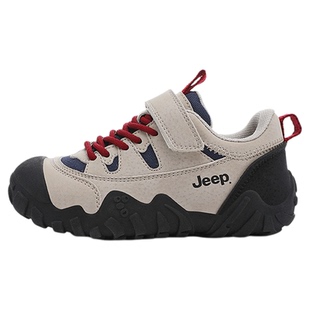 jeep加绒儿童运动鞋女童鞋子秋冬2025新款二棉鞋轻便防滑阿甘潮鞋