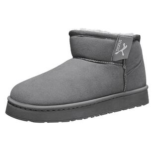 东北雪地靴男鞋冬季加绒加厚保暖皮毛一体零下40度大码老北京棉鞋