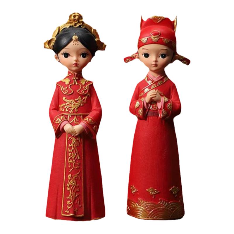 婚庆创意礼品装饰娃娃结婚礼物公仔玩偶情侣公仔喜庆婚房吊脚娃娃