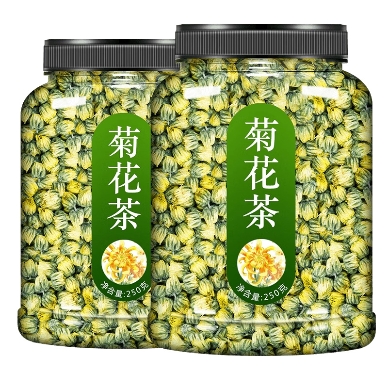菊花茶胎菊王500g桐乡特级野生去火清热解毒清火败火熬夜罐装排毒