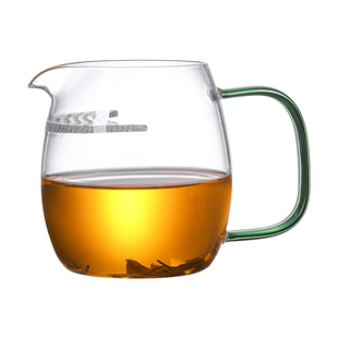 大容量绿茶泡茶杯玻璃月牙公道杯过滤茶漏一体煮茶器耐热茶壶茶具