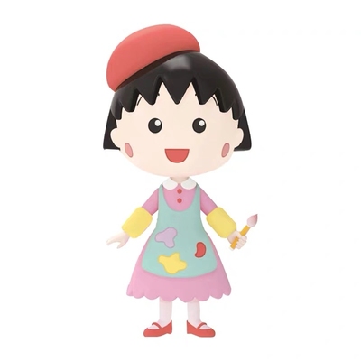 樱桃小丸子52toys盲盒玩具摆件