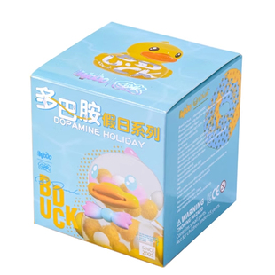 B.Duck小黄鸭浮水鸭盲盒潮玩可爱公仔桌面车载副驾驶摆件生日礼物