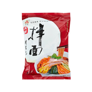正宗佳木斯新鲜宇花拌面带菜拌面