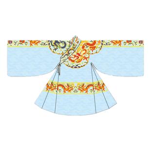 卿子赋原创男童汉服明制仿妆花飞鱼服道袍儿童周岁服拜年演出定制