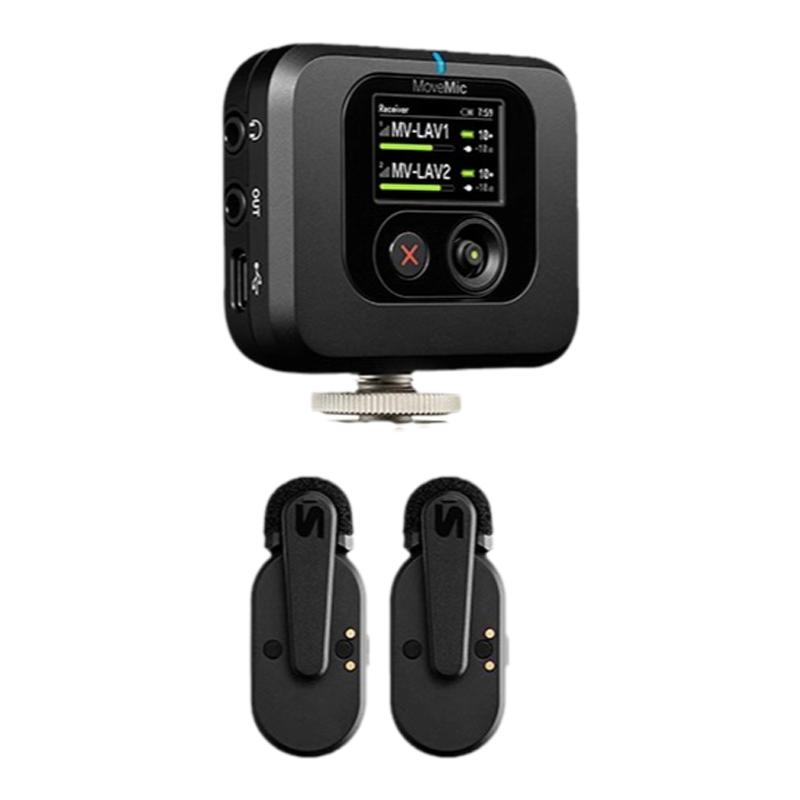 Shure/舒尔 MoveMic无线领夹式麦克风手机相机直播录音话筒降噪