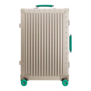 梦旅者全铝镁合金拉杆箱万向轮时尚商务旅行箱高级登机箱密码皮箱