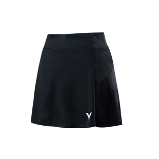 正品VICTOR胜利羽毛球服女款针织透气速干防走光运动短裙K-31302