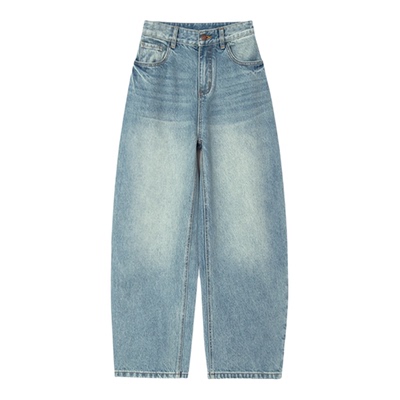 弯刀牛仔长裤加厚阿瓦提长绒棉