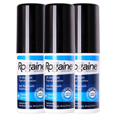 Rogaine/培健落健米诺地尔生发液男士5%米诺地尓搽剂快速增发官方
