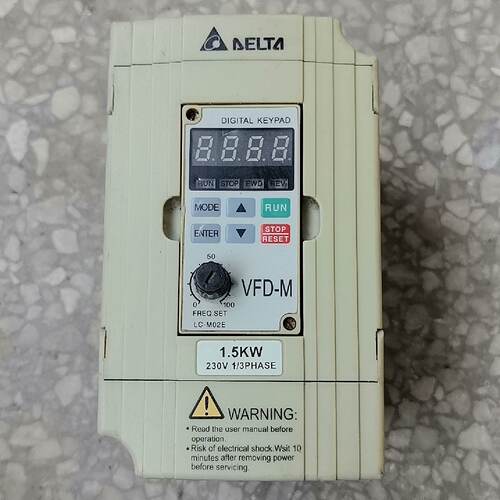 【询价】台达变频器1.5KW VFD015M21A ，已上电适用
