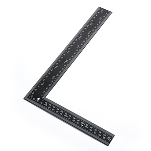 直角尺90度diy皮革测量尺钢尺木工装修L型尺拐尺30x20cm打版裁切