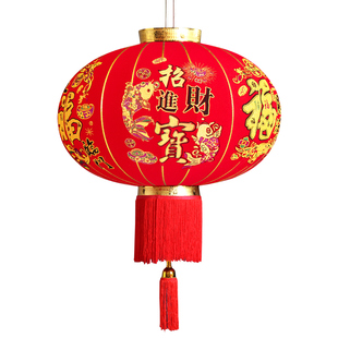 2026新年大红灯笼灯新款春节过年挂饰农村大门口一对户外阳台装饰