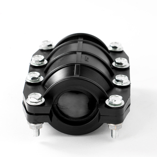 PE管材管件PE110抢修节哈夫节75 200抢修节管道抱箍补漏接头配件