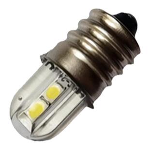 E12螺口小灯泡仪器按钮指示灯6V18V24V30V110V220螺纹灯珠LED白光