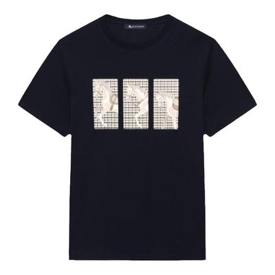 雅格狮丹男士短袖T恤修身休闲