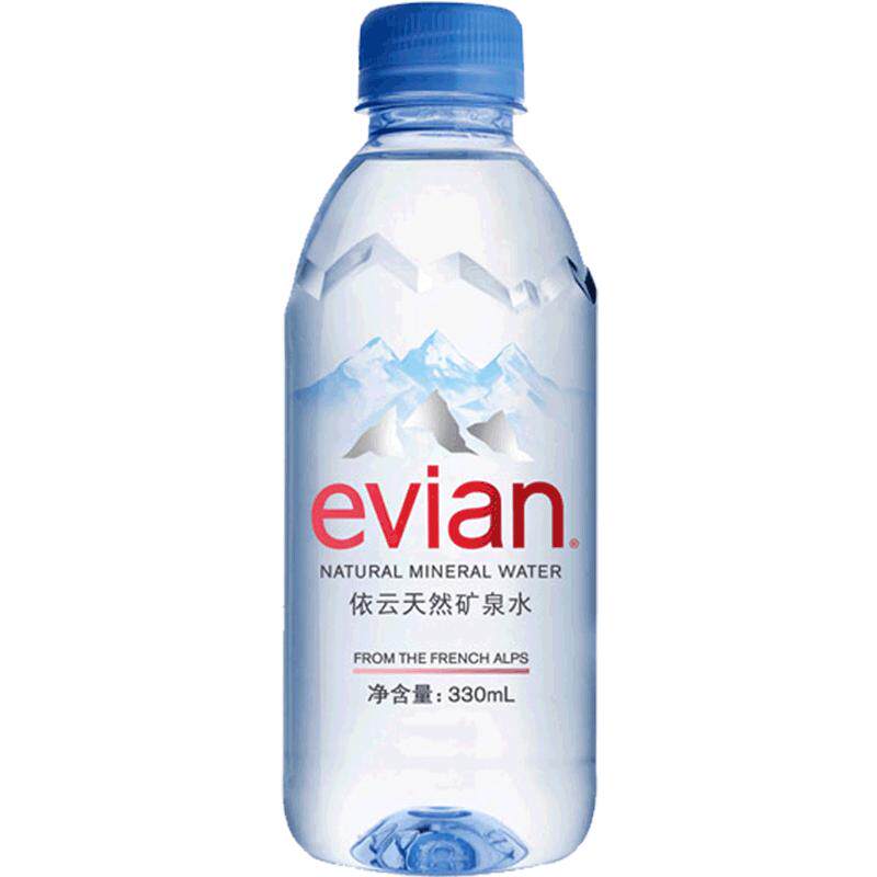 法国进口依云矿泉水中文版整箱