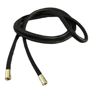 腰绳女配大衣装饰深咖啡色柔软0.8CM粗简约百搭秋冬新款皮绳腰带