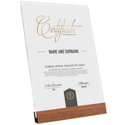 证书框摆台高档创意可以刻字