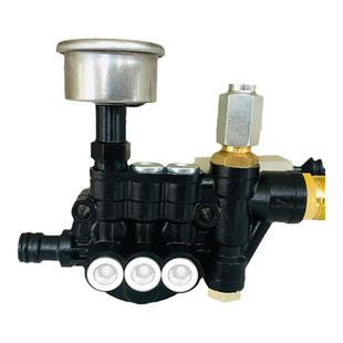 指南车洗车机配件原厂泵头带压力表泵体泵盖组件出水小无压力修复