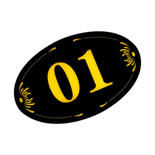 亚克力数字贴牌餐厅号码牌家用桌子编号贴的桌号门牌网吧储物柜子区分柜台座位餐桌房间设备编号牌定制标识贴