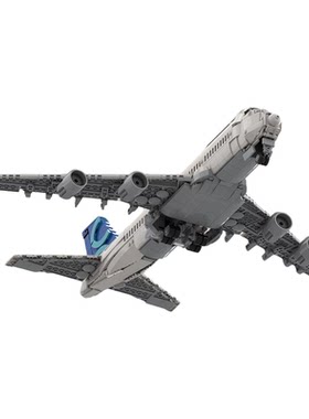 波音747飞机积木模型玩具礼物