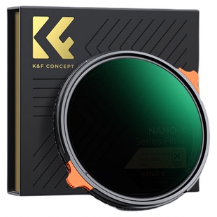 卓尔True Color色彩保真二合一滤镜NANO-X系列可变nd减光镜可调ND2-32+cpl偏振镜68/77/82/95mm适用佳能相机