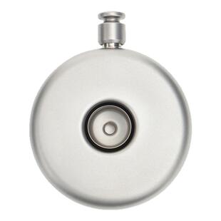 KEITH铠斯纯钛酒壶圆形扁酒瓶金属小漏斗户外随身迷你便携白酒壶