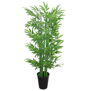 仿真竹子假竹子富贵竹假树客厅装饰酒店绿色植物落地盆栽塑料盆景