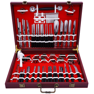 刃合80件不锈钢食品雕刻刀套装厨师雕花刀果盘刻花刀不锈钢模具