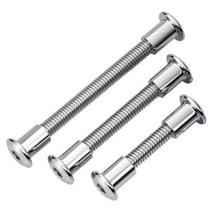 304不锈钢倒边内六角子母铆钉对接对锁螺丝螺母夹板家具组合套装