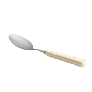 韩式高颜值奶油可爱风家用勺子餐具不锈钢奶酪西餐刀叉套装三件套